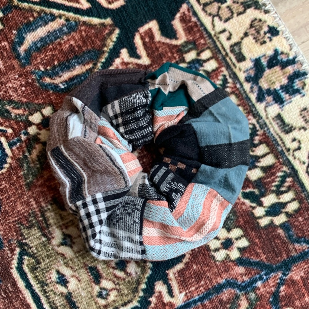 Ace & Jig Multicolor Patchwork Hair Scrunchie